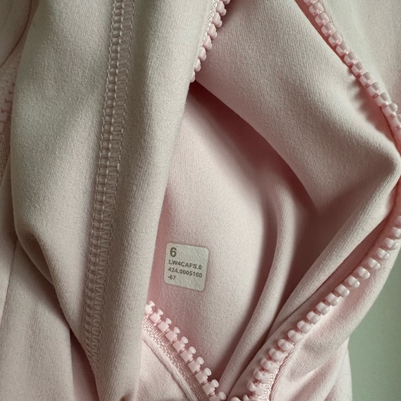 Lululemon Strawberry Milkshake Define Jacket Size 6 EUC Nulu - Picture 3 of 5